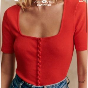 ISO SEZANE Grant T Shirt RED